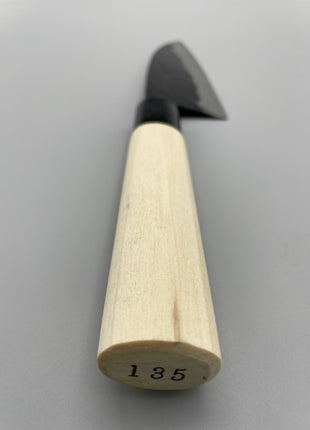 【黒打ち万能包丁】白鋼（黒打ち）135mm