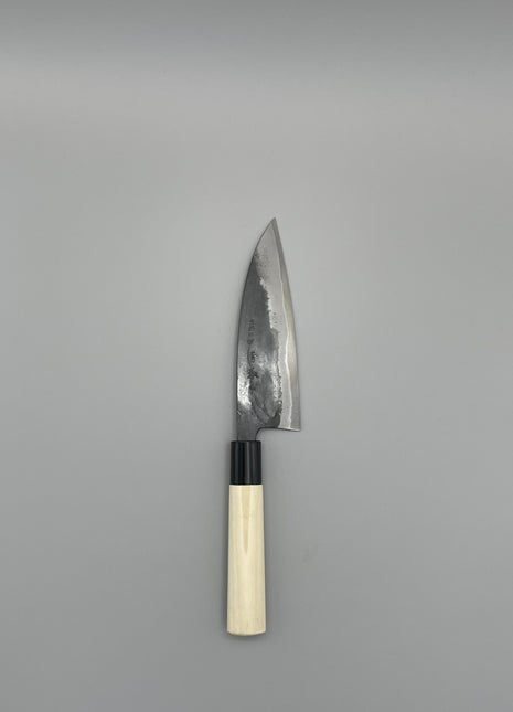 【黒打ち万能包丁】白鋼（黒打ち）150mm