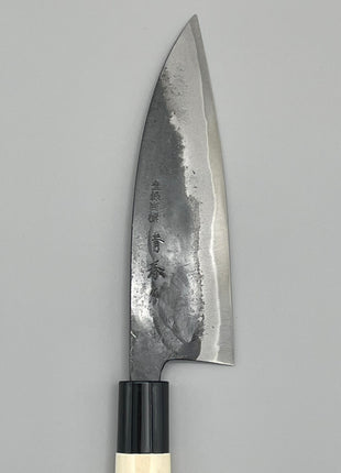 【黒打ち万能包丁】白鋼（黒打ち）150mm