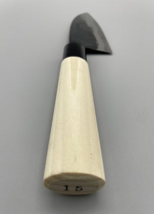 【黒打ち万能包丁】白鋼（黒打ち）150mm