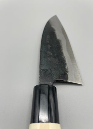 【黒打ち万能包丁】白鋼（黒打ち）150mm