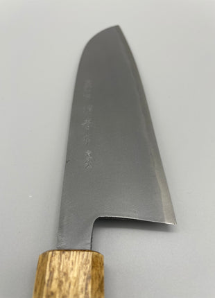 【三徳包丁】青鋼（テフロン加工）170mm  漆塗り柄